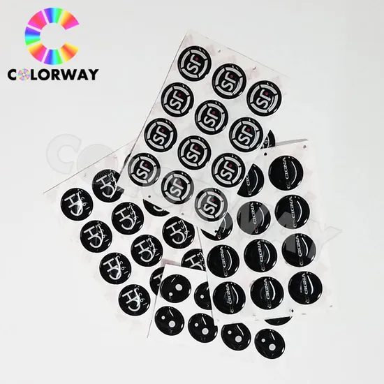 Custom Clear Epoxy Dome Fridge Magnet Sticker