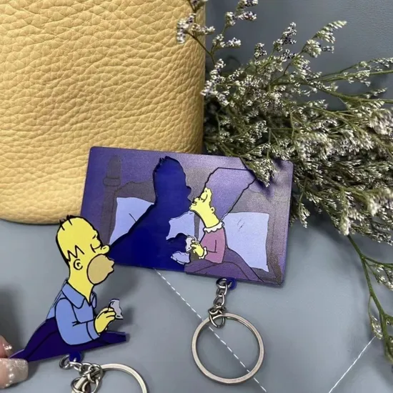 Refrigerator Stickers Personalized Creative Cute Couple Cartoon Pendant