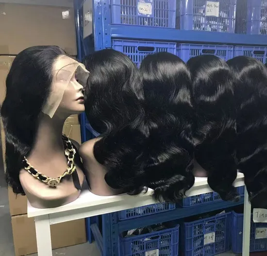 Cuticle Aligned Virgin Unprocessed Brazilian Hair Long Straight Human Hair Lace Front Wigs