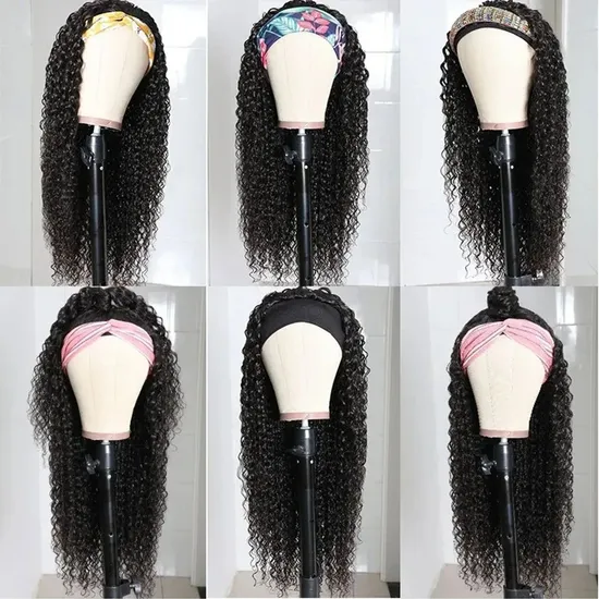 Wholesale Brazilian 100 Lace Front Kinky Curl Human Hair China Wig HD Glueless Lace Wig