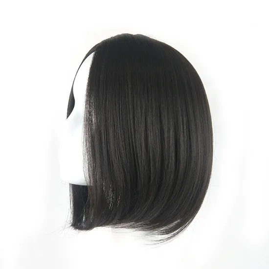 Wholesale Price Female Black Short Straight Hair Bobo Bob Wig