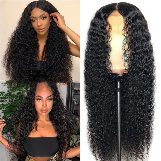 2025 New Curl Hair Synthetic Wig Afro Glueless Front Lace Wig Synthetic Hair Wig Hair