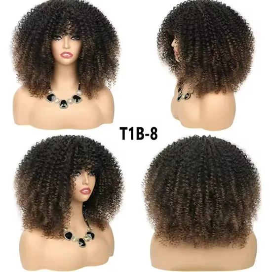 Short Brazilian China Natural Chinese Human Women Hair Lace Front Synthetic Costume Gluless Wig