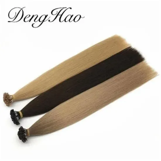 Luxury Russian Virgin Remy Hair Double Drown Mini Flat Tip Hair Extensions