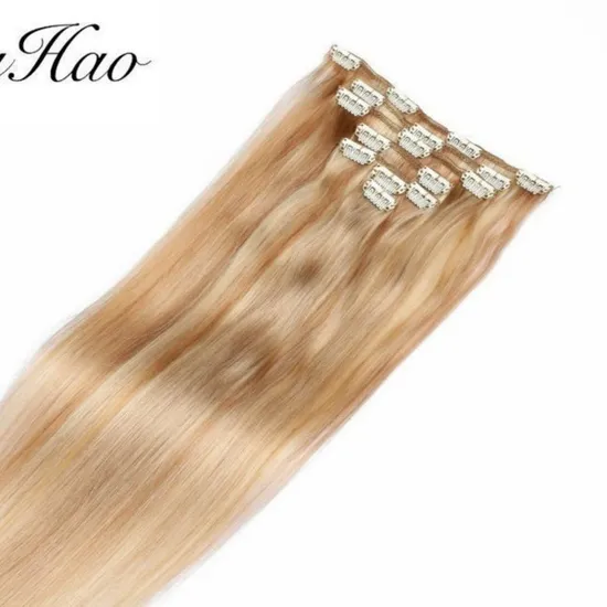 Wholesales High Quality Braizlian Human Hair Remy Hair Clip in Hair Extension