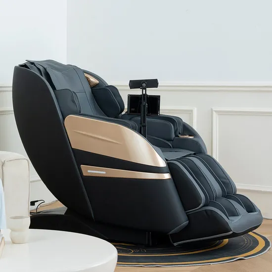2024 Hot Sell Whole Body Poltrona Massaggio 4D SL Track Full Body Zero Massage Chair with FCC and CE and CB