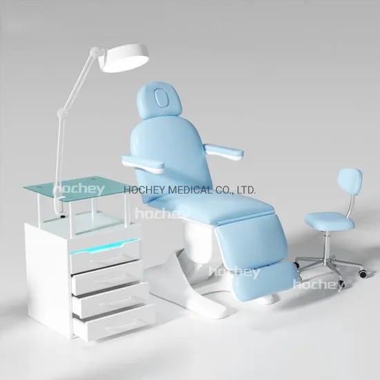 Hochey Adjustable SPA Medic Facial Physiotherapy Osteopathic Electric Treatment Table Podiatry Chair Beauty Massage Bed Chair