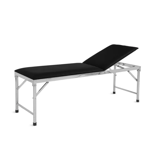 Nwz003 Simple Stainless Steel Hospital Patient Treatment Bed Manual Examination Table