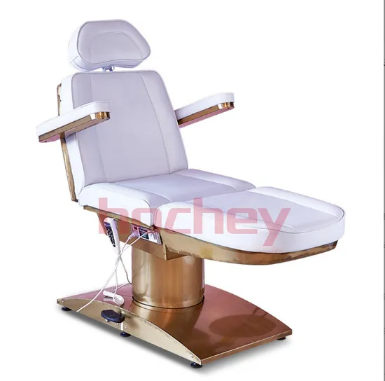 Hochey Beauty Modern Design Adjustable Multi-Functional Face Care Massage Tattoo Beauty Bed