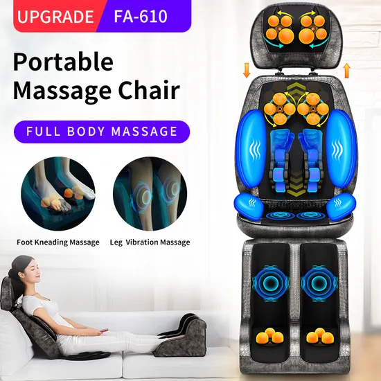 Fangao Back and Neck Massager Cushion Pad Vibration Butt Massage Cushion