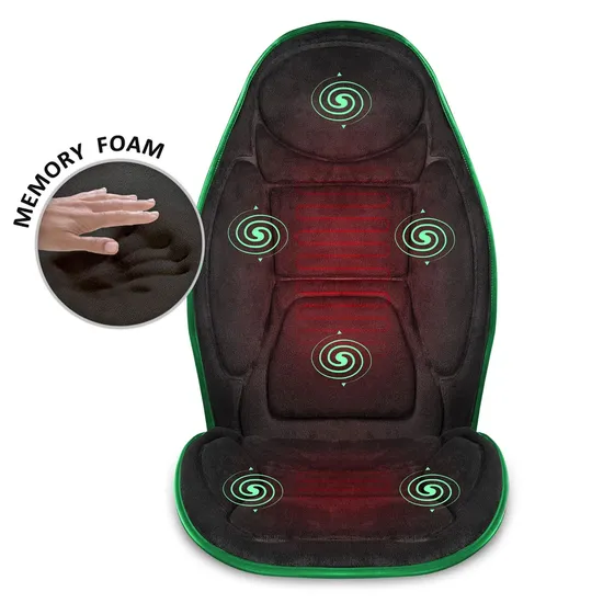 Massage Mat Full Body Massager Chair Pad Back Massager Mattress Pad for Back Heating Pad with Auto Shut off