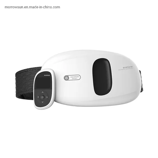 Cordless EMS Low Frequency Infrared Heat Magnetic Weight Body Slimming Shiatsu Massage Belt with Wireless Controller