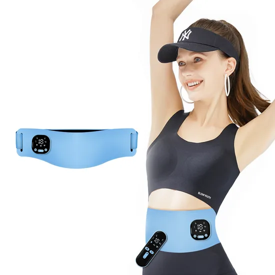 Portable EMS Belt Muscle Toning Massage Belt for Men Women Training Device Muscles Stomach Workout Massager