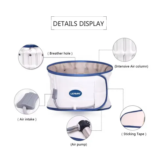 Inflatable Medical Lumbar Traction Belt for Effective Pain Relief and Rehabilitation