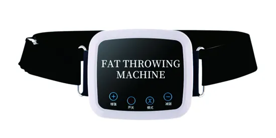 New Style High Frequency Vibration Body Slimming Fat Burning Body Shape Mini Portable Black Massage Belt