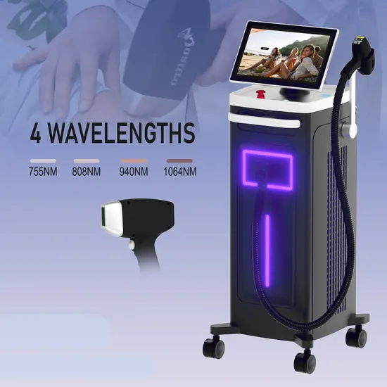 Ai Screen Ice Platinum Hair Permanent Removal Laser Diodo 808 Laser Hair Removal Handset Diodenlaser 808