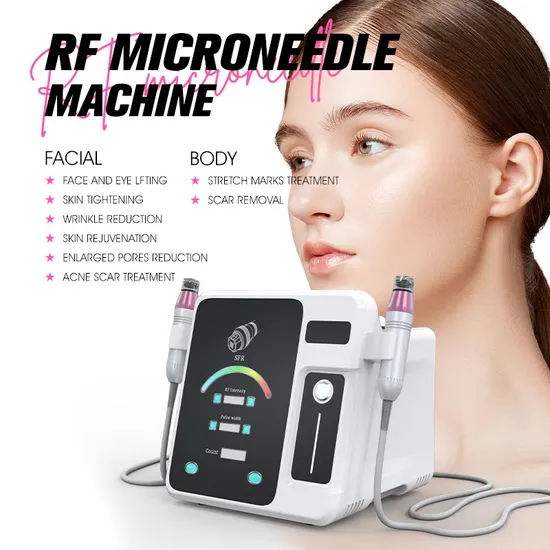 Face Lift Treatment Machine Portable Fractional RF Microneedle Machine Face Lift Anti-Wrinkle Device