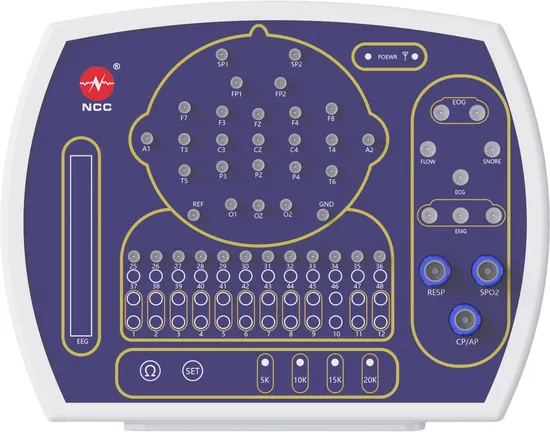 Digital Electroencephalogram Machine 24 Channel Mapping System Portable Device EEG Medical Equipment