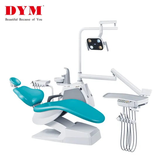 Economic Model Dental Chair with LED Sensor Lamp