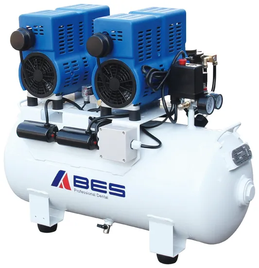 Oilless Compressor, 2.0HP 50L Dental Air Compressor, Oil Free Air, Dental Equipment
