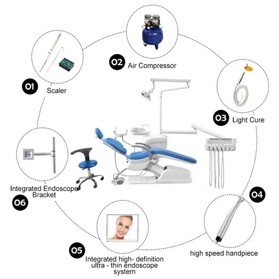 Cheap Foshan Electrical Dentist Unit Dental Treatment Chair Dental Unit Chair