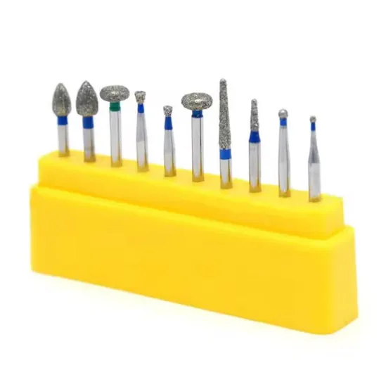 SJ Dental Product High Speed Bur Teeth Polishing Kit Fg Handpiece Carbide Burs Diamond Dental Bur