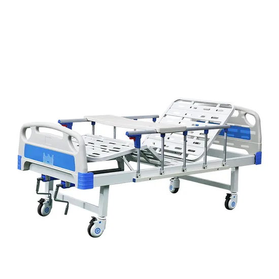 Two Cranks 2 Functions Manual Hospital Medical Bed for Patients