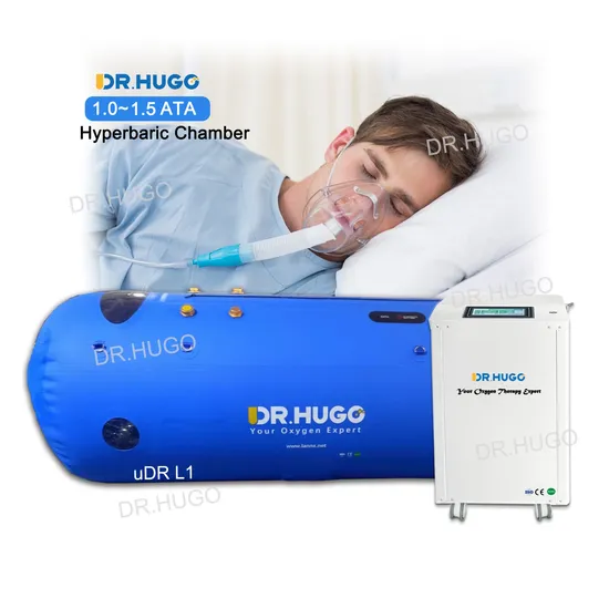 Dr. Hugo Udr L1 Hot Selling Hbot Single Person Hyperbaric Oxygen Chamber 1.5 ATA camera Hiperbaricas Oxigeno Portatil