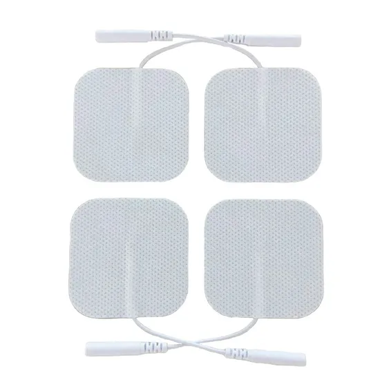 Electrotherapy Replacement Pads 2′′ X 2′′ Premium White Cloth Electrode Pad