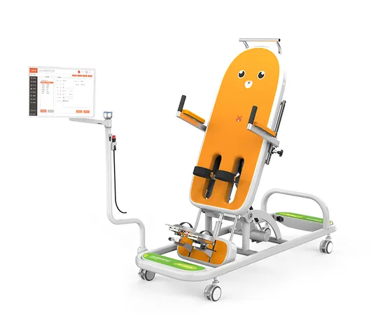 Robotic Tilt Table for Children Leg Function Disability Therapy Rehabilitation Device