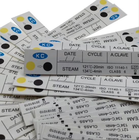 Customized Autoclave Indicator Strip for Chemical Testing in Surgery