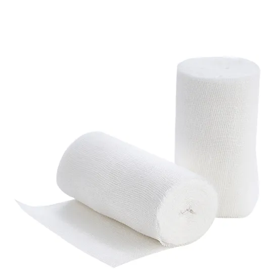 100% Medical Cotton Disposable Medical Gauze Wow Bandage First Aid Gauze Bandage Roll Export Standard Preferable Price Medical Bandage