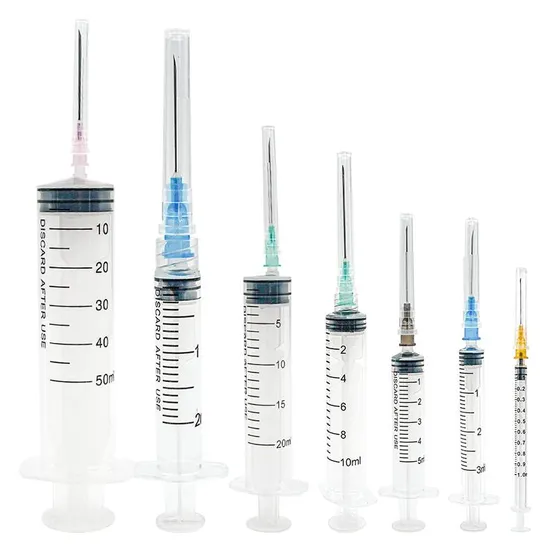 Medical Disposable Syringe 1ml 3ml 5ml 10ml 20ml 50ml with Luer Lock