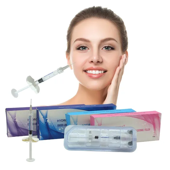 Injectable Cross Linked Hyaluronic Acid Sodium Hyaluronate Dermal Filler for Face Lip Breast Buttocks Penis Enlargement Facial Wrinkle Ha Injection Hyaluron Pen