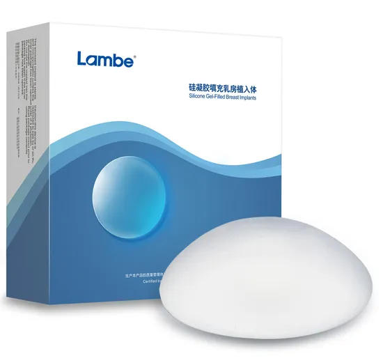 Frosted Type-Silicone Gel-Filled Breast Implants-Lambe