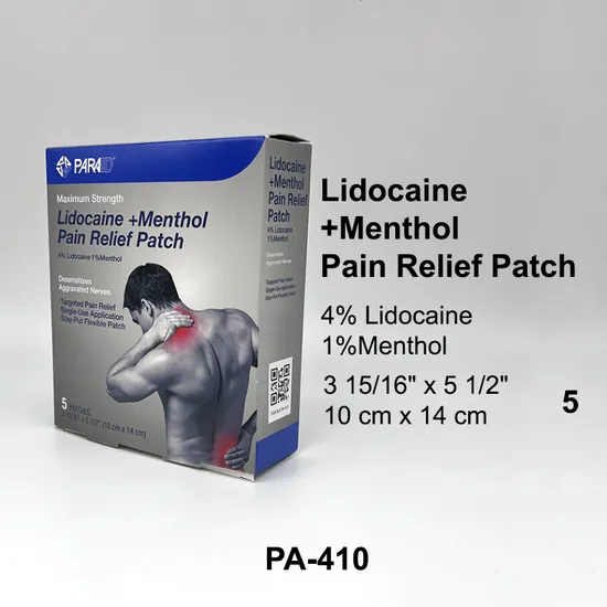 Pain Relief Patch with Lidocaine and Menthol