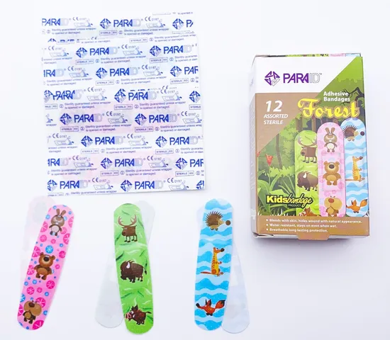 Forest Kids Cartoon PE Assorted Adhesive Bandage Strips