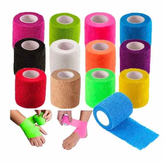Medical Fiberglass Casting Tape Self-Adhesive Flexible Sport Wrap Cotton Cast Cohesive Bandage