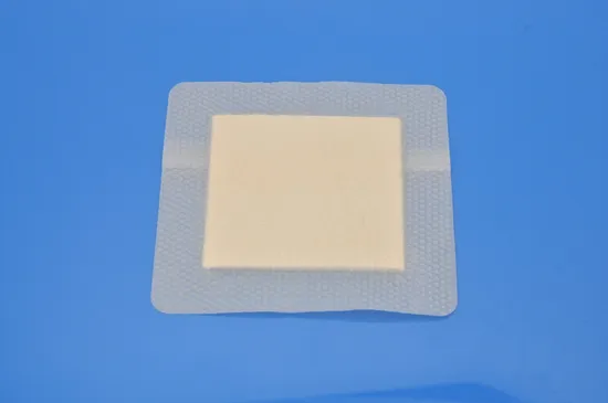 2018 Premium Sterile Adhesive Medical Silicone Foam Dressing for Foot Ulcer, Sacrum, Sacral Foam Dressing, Remove Scar, Burn Wound