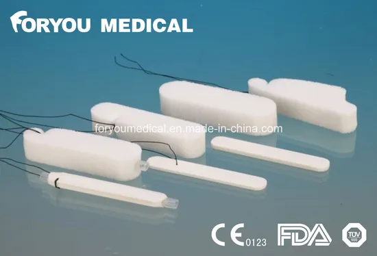 PVA Medical Nasal Tampon with Gauze of Hemostatic Dressing