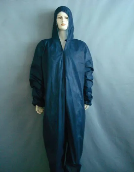 OEM En13485 Type 6 Protective PPE Kit Suit Coverall Overall Disposable Protection Clothes Chemical Protective Clothing Coverall