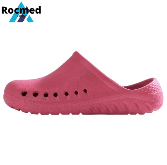 Operating Shoes Operating Room Slippers Non Slip Guardianship Room Doctors and Nurses Protective ICU Medical EVA Hole Shoes for Cleanroom Clean Room Price