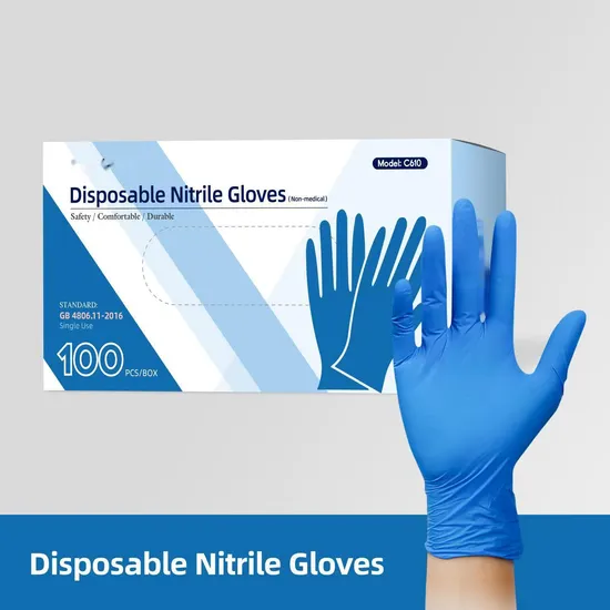 Non-Medical Examination Disposable Nitrile/Latex/Vinyl/PE Gloves Powder Free Protective Glove