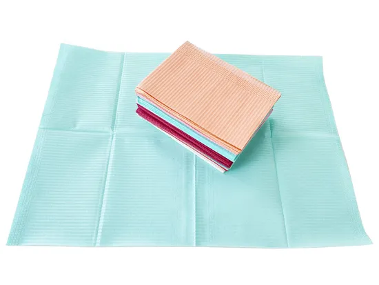 3 Ply Water Proof Single Use Only Paper Disposable Dental Bib