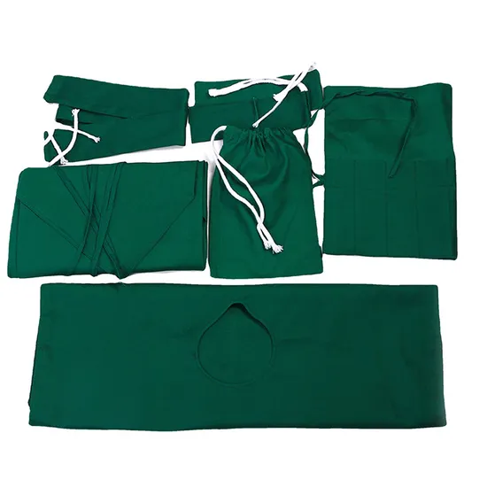 Disposable Surgical Sheet with Operation Towels Adhesive Towel Drapes and Instrument Table Cover