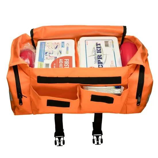 Large Capacity First Aid Bag, Multi-Compartment, Lightweight and Durable Bag