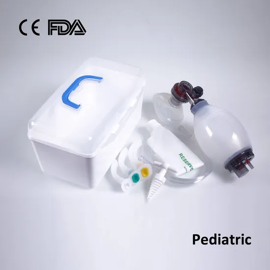 Autoclavable Silicone Manual Resuscitator Reusable Ambu Bag Pediatric Children Kids Size