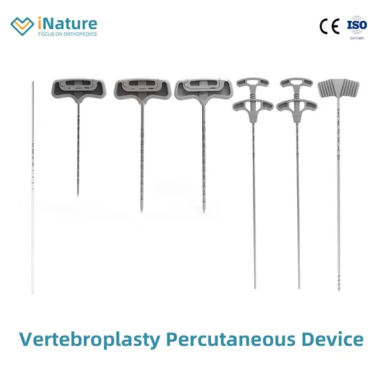 Kyphoplasty Vertebroplasty Orthopedic Surgical Bone Cement Syringe Injector Spinal Bone Biopsy Needle Punch Balloon Inflation Pump Catheter Pkp Pvp Kit
