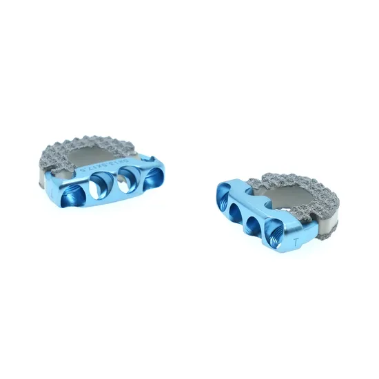 Titanium Orthopedic Spine Implant Zero Profile Anterior Cervical Peek Fusion Cage
