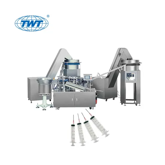 High Speed Automatic Syringe Assembly and Printing Machine Production Line